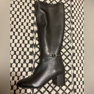 Cole Haan black leather boots